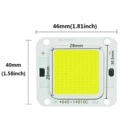 UooKzz LED COB Chip 10W 20W 40W Super Power 50W 60W 70W For DIY Floodlight Spotlight Bulbs Diode LED Ceiling Light Lamp Source