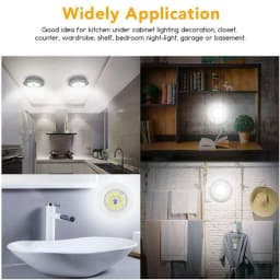 COB Wireless Remote Control Dimmable Night Light Decorative Kitchen Closet Staircase Lighting Mini LED Lights