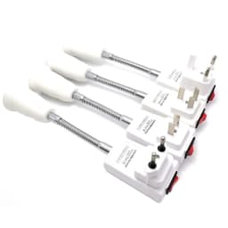 1PCS Flexible Tube E27 to EU UK US AU Plug Lamp Holder Converter Australia Rotary LED Light Base Bulb Socket With Switch
