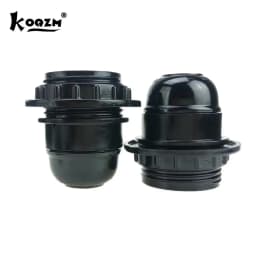 Black Period Style Screw E27 Light Bulb Lamp Holder Pendant Socket New