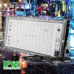 Led UV Floodlight 110V 220V 50W 100W Party Light 395nm 400nm IP65 Waterproof Ultraviolet Fluorescent Stage Lamp with US/EU Plug