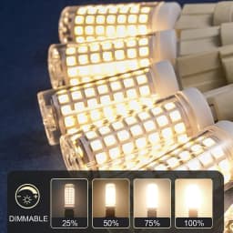 10pcs Super Bright G9 LED Corn Bulb 110V 220V 6W 690lm Ceramics No Filcker LED Light For Home Crystal Chandeliers Lamp Lighting