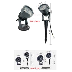 LED Outdoor Spotlight DC12V/24V AC220V Floodlight Garden Landscape Wall Wash Lighting IP67 Rates Tree Grasses Backyard Lawn Lamp