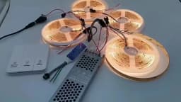 5m RA90 Pixel Horse Race COB LED Strip DC24V 360LED 10Pixel/m 3000K 4000K 6000K Addressable White Color Running Water Flow Light