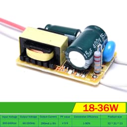 8W 5W 18W 25W 36W 50W 120/240mA/250mA LED Driver Constant Current Light Transformer AC200-240V Power Adapter For Bulb DIY