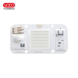220V 50W High Power UV LED 395nm Purple Ultraviolet Bulb Lamp Chips Light Beads Diode for Printer Curing Phosphor Lighting