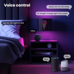 MOES Tuya Matter WiFi Smart Bulb Dimmable Led Light 16 Million RGB Colors E27 Candle Lamp Voice Control Alexa Google Home