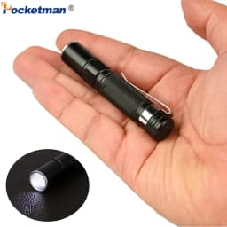 Mini Flashlight AAA Battery Powered Small Torch Pocket Emergency Light Pen Lights Super Bright Flashlights