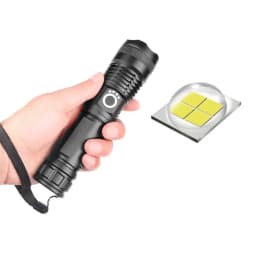 USB Powerful XHP70.2 Flashlight Torch Super Bright Rechargeable Zoom LED Tactical Torch XHP70 18650 or 26650 Battery Camp Lamp