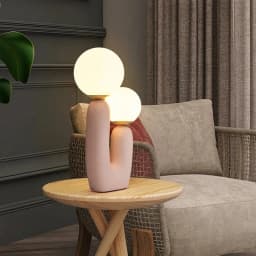 Modern Nordic Art Glass Table Lamp Bedroom Resin Bedhead Lamp Restaurant Living Room Personalized Atmosphere Lighting Table Lamp