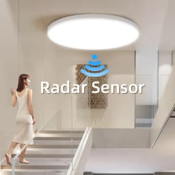 LED Motion Sensor Ceiling Lighting LED Radar Sensor Light for Room Hallways Aisle Stair Balcony Garage Induction Ceiling Lights