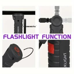 395NM UV Flashlight High Power Led Portable Lantern 400mah Rechargeable Lamp for Nail Gel,Resin Cure,Pet Stain&Scorpion Finding
