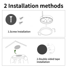 USB 5v LED Dimmable Downlight Slim Surface Mount Spotlight 3W Spot Cabinet Lamp DC12v Down Lights Car Interior Puck Night Lights