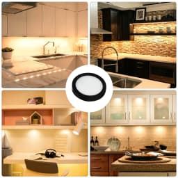 USB 5v LED Dimmable Downlight Slim Surface Mount Spotlight 3W Spot Cabinet Lamp DC12v Down Lights Car Interior Puck Night Lights