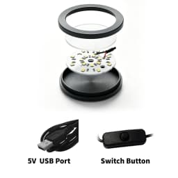 USB 5v LED Dimmable Downlight Slim Surface Mount Spotlight 3W Spot Cabinet Lamp DC12v Down Lights Car Interior Puck Night Lights