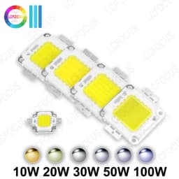High Power LED Chip 10W 20W 30W 50W 100W Warm Natural Cool White 3000K 4000K 6000K For Floodlight Lamp Light Beads