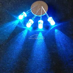 100/200/500/1000Pcs 5mm Round Head with Edge and Short Feet LED Ultra Bright White Red Yellow Light Emitting Diode Diy Kit Lamp