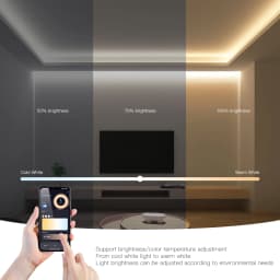 12V-24V Smart Tuya WiFi LED Controller Dimmer Single Color/CCT/RGB/RGBW/RGBCCT LED Strip Controller APP Control for Alexa Google