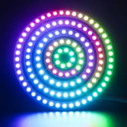 WS2812B 8/16/24/35/45Leds Ring Module Surperlife Controller USB Kit RGB Ring Individul AddressabIe WS2812 IC BuiIt-in Light 5V