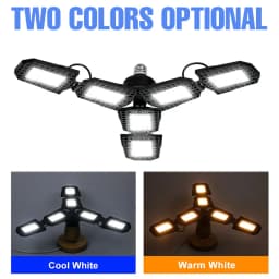 200W LED E27/E26 Garage Light Bulb AC220V Ceiling Lamp 110V Spotlight 50W 80W 100W Home Warehouse Parking lot Basement Lighting