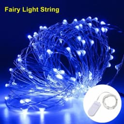 5m~1m LED Copper Wire Fairy Lights Battery Powered LED String Lights Party Wedding Indoor Christmas Decoration Garland Lights