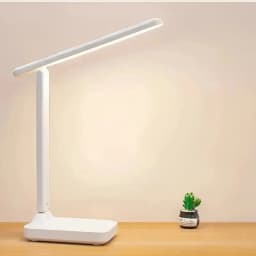 Folding Desk Lamp, USB Touch-Controlled Dimmable Night Light, LED USB Plug-In Desk Lamp, Suitable for Reading and Sleeping in St