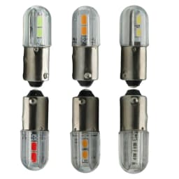 BA9S T4W Car Led Interior Bulb 6v 12v 24v 220v Mini Colorful 1W Auto Indicator Warning Light Signal Energy Saving Lamp 6 Volt