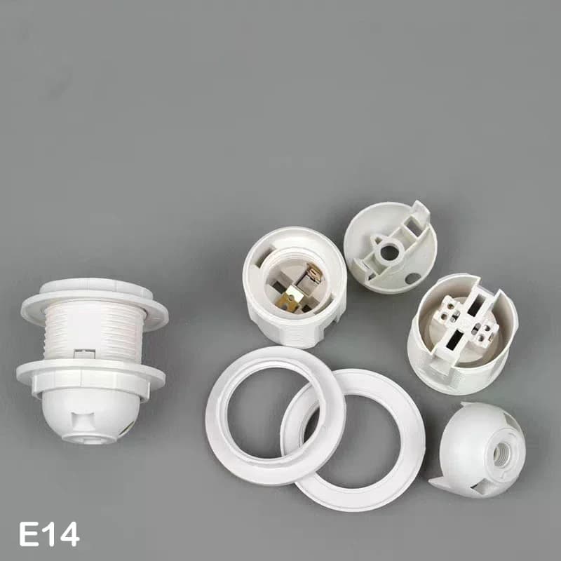 Led Light Bulb Lamp Base Head Power Holder AC Lampholder E14 E27 M10 Socket Electric Pendant Socket Screw Lamp Shade Converter