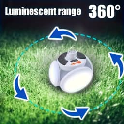 1 Solar Folding Light with USB Charging Outdoor Portable LED Lighting Suitable for Camping Emergency Situations and Home Use