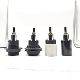 Sample High Quality Two-way Rotary Switch Ceramic Bakelite Socket E27 Eye Guard Lamp Head Light Accessories