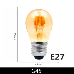Retro Spiral Filament LED Bulb A60 C35 ST64 T45 G80 G95 G125 T1225 4W E27 220V Dimmable Edison Lamp 2200K Warm Yellow Led Light