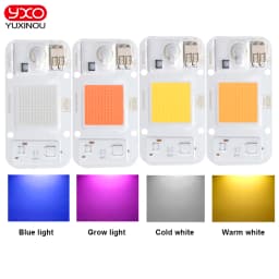 Driverless LED COB Lamp Beads AC 220V 240V 20W 30W 50W DOB Led Chip DIY Led Full Spectrum Grow Light Floodlight Bulb Spotlight
