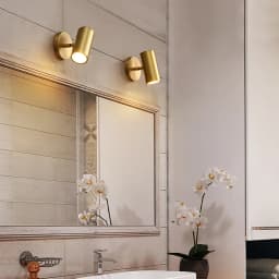 Modern Decoration Adjustable Angle LED Wall Lamps Lighting Vintage Home Vanity Light Fixture Sconce Lamps Gold Metal Iron Light