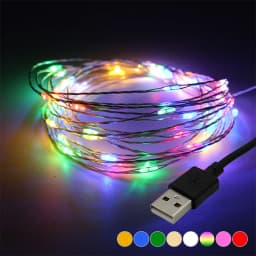 White LED String Lights 20M USB String Lights Waterproof Copper Wire Garland Fairy Light For Christmas Decoration Party
