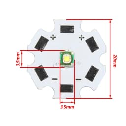 10pcs 1W 3W High Power LED Beads XP-E 3535 XPE Lamp Diode 3.5*3.5mm Full Spectrum Cool Warm White Green Deep Red660nm Royal Blue