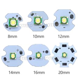 10pcs 1W 3W High Power LED Beads XP-E 3535 XPE Lamp Diode 3.5*3.5mm Full Spectrum Cool Warm White Green Deep Red660nm Royal Blue