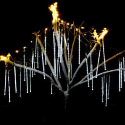 LED Meteor Shower Rain Tube String Lights Fairy Lights For Christmas New Year Garden Wedding Tree Party Decoration