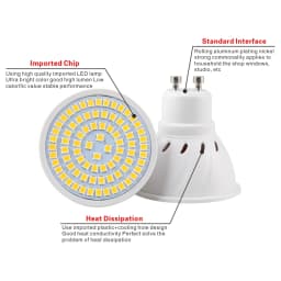 E27 E14 MR16 GU10 Lampada LED Bulb 220V-240V LED Lamp Spotlight 48 60 80 LED 2835 SMD Lampara Spot Light