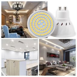 E27 E14 MR16 GU10 Lampada LED Bulb 220V-240V LED Lamp Spotlight 48 60 80 LED 2835 SMD Lampara Spot Light