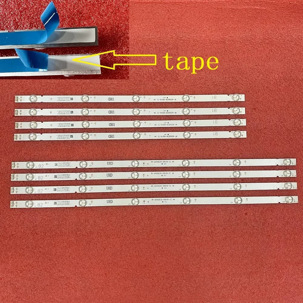 LED Strip For Toshiba 55U5A11T PTV55U21DSWNT TV 55UJ620Y 55LJ5400 55UJ6200 55UJ6000 55LJ620V 55UJ620V RF-AZ550E30-0601B-12