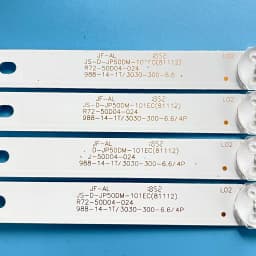 LED Strips for TD SYSTEMS 50 TV K50DLJ11US D50-M30 V500DJ6-QE1 JS-D-JP50DM-101EC (81112) A101EC (80510) RC50B19S-4KSM MS-L2608
