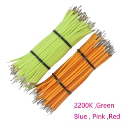 10pcs 60mm 80mm 95mm 130mm 145mm 185mm 260mm 300mm LED Edison Bulb Lamp Parts DC3V LED Bulb Accessories Diodes Flexible Filament