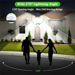 172LED Solar Lamp Outdoor Motion Sensor Waterproof 100/166Led Solar Wall Lights Powered Sunlight Street Light for Garden Decor