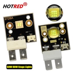 1-5pcs LED 60W 80W 3V 5V 12V High Power LED Stage Light Chip CBT90 SCT90 CBT-90 CST-90Cold White For Moving Head Lamp Projector