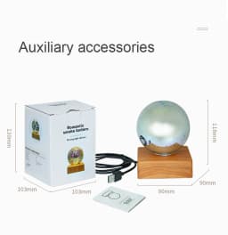 LED 3D Firework Night Light Colorful Atmosphere Table Lamp Pendant Light Glass Ball for Home Decoration Starry Sky Night Light