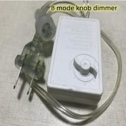 LED Dimmer 8 Modes EK-04 Knob Controller Bright Curtain Icicle Lamp String Lights Waterproof Constant Brightness