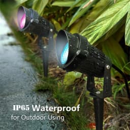 RGB Warm White LED Landscape Light with Remote 10W Lawn Light 110V 220V IP65 Waterproof Outdoor Spotlights for Garden Path Tree
