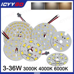 1PCS LED Light Source Round Light Panel 3W 5W 9W 15W 18W 24W 36W 50W SMD5730 DIY Light Bulb Modification Light Panel Accessories