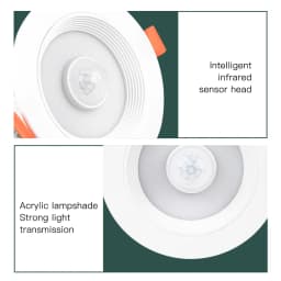 PIR Motion Sensor Spot LED Downlight Lamparas 5W 10W 15W 20W Smart Home LED Spot Light For Livingroom Bedroom Hallway Stairs