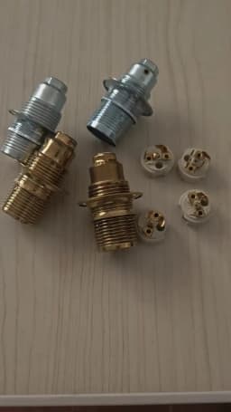 Vintage LED Lamp Hoder E14 DIY Industrial Pendant Light Bulb Base With Ring Retro Screw Socket Fitting Adapter Lampholder